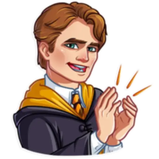 Figurinhas Cedrico diggory para whatsapp