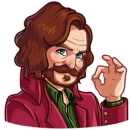 Figurinhas Sirius black para whatsapp