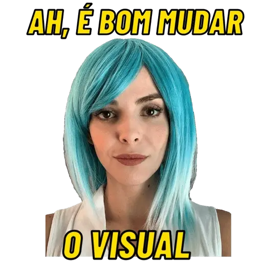 Figurinhas E bom mudar o visual para whatsapp