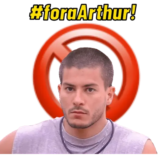 Figurinhas Fora arthur para whatsapp