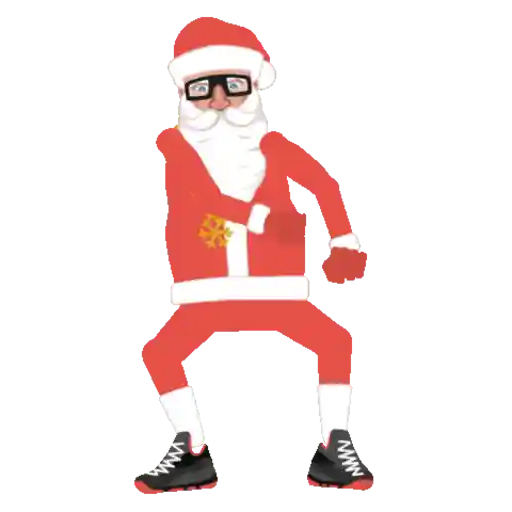 Figurinhas Papai noel dancando para whatsapp