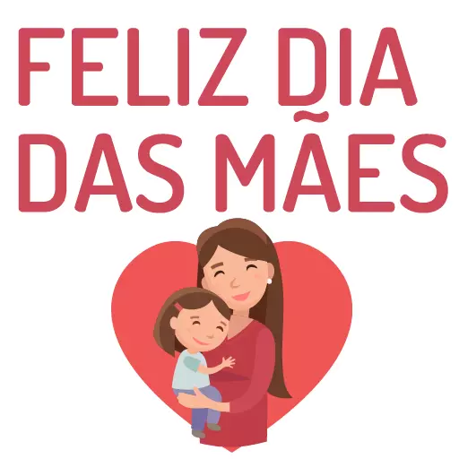 Figurinhas Dia das Mães para whatsapp