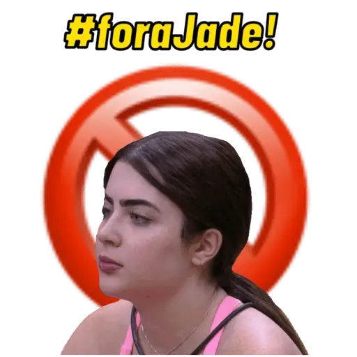 Figurinhas Fora jade para whatsapp