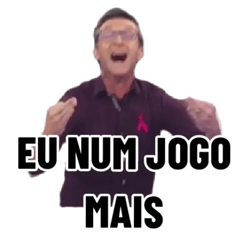 Figurinhas Eu num jogo mais para whatsapp