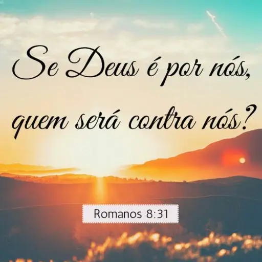 Figurinhas Romanos 8:31 para whatsapp