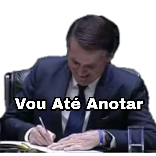 Figurinhas Vou ate anotar para whatsapp