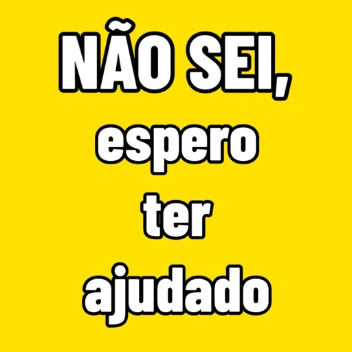 Figurinhas Nao sei para whatsapp