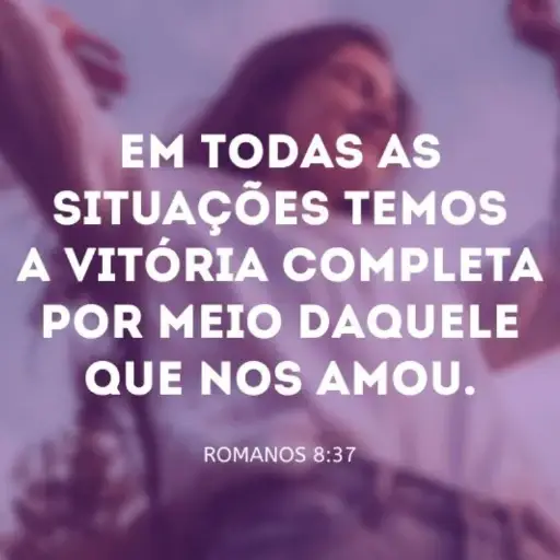 Figurinhas Romanos 8:37 para whatsapp