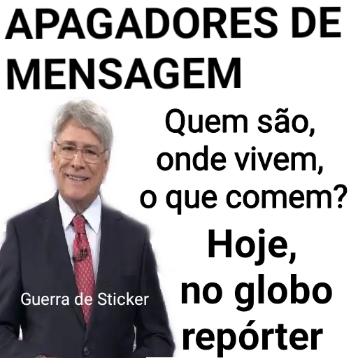 Figurinhas Apagadores de mensagem para whatsapp