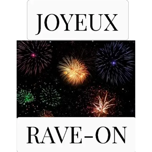 Figurinhas Joyeux rave on para whatsapp