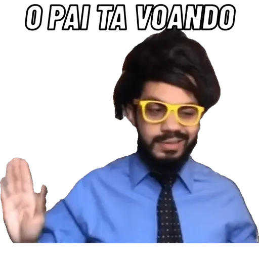 Figurinhas O pai ta voando para whatsapp