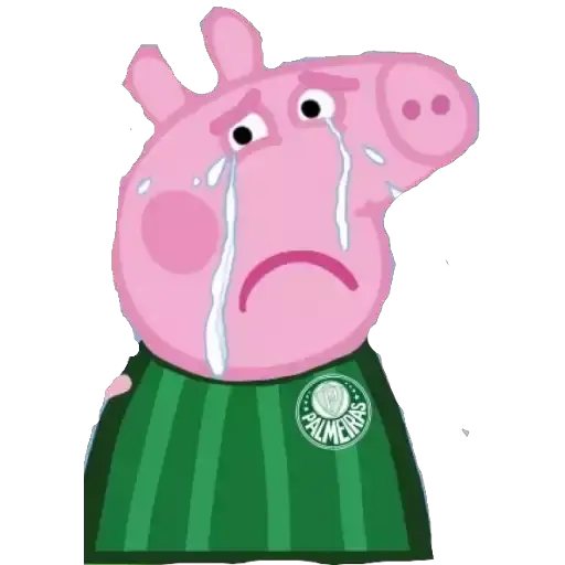 Figurinhas Peppas chorando para whatsapp