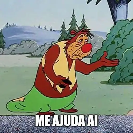 Figurinhas Me ajuda ai para whatsapp