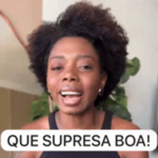 Figurinhas Que surpresa boa para whatsapp