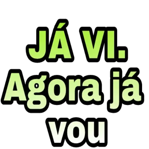 Figurinhas Ja vi para whatsapp