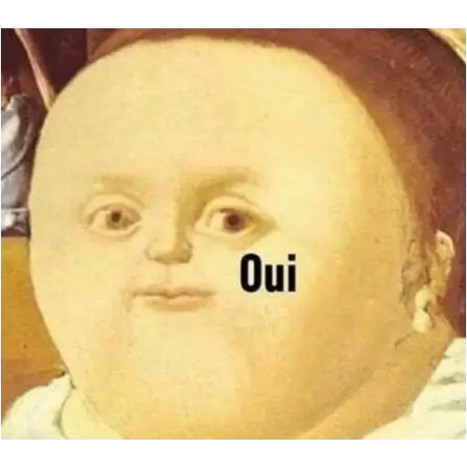 Figurinhas Oui para whatsapp