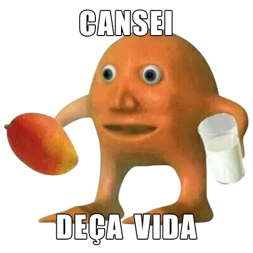 Figurinhas Cansei para whatsapp