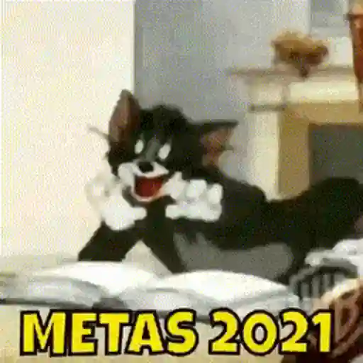 Figurinhas Metas 2021 para whatsapp