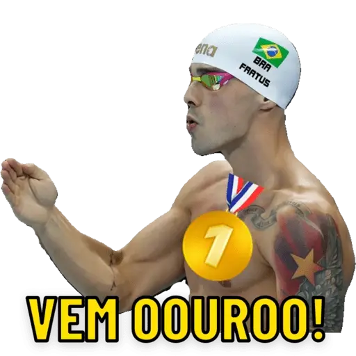 Figurinhas Natacao para whatsapp