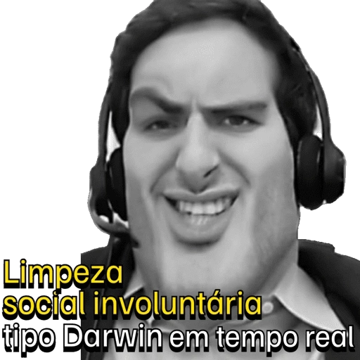 Figurinhas Limpeza social involuntaria para whatsapp