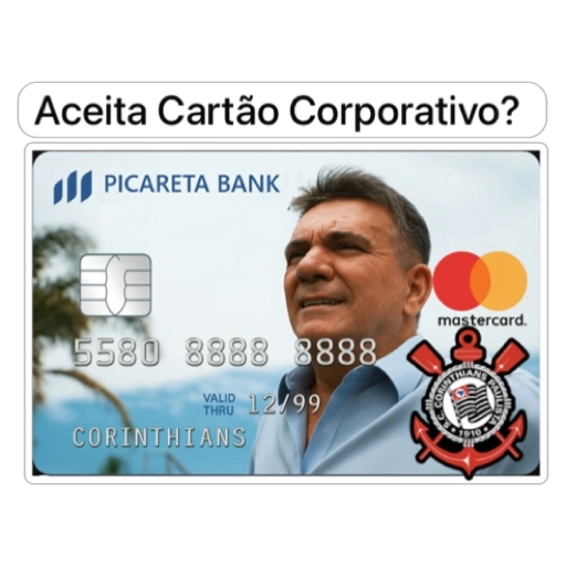 Figurinhas Cartao corporativo para whatsapp