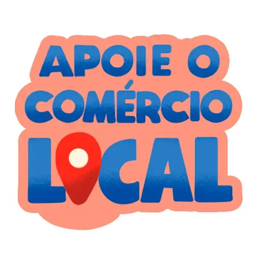Figurinhas Apoie comercio local para whatsapp