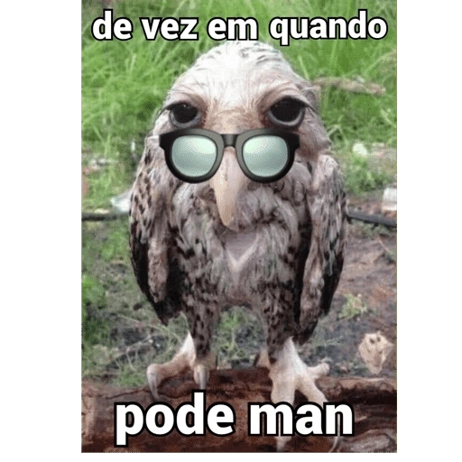 Figurinhas De vez em quando pode man para whatsapp